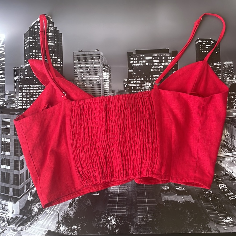 Aqua Crop Top - Picture 4 of 6